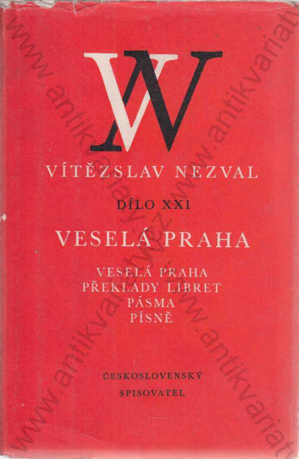 Vítězslav Nezval - Veselá Praha