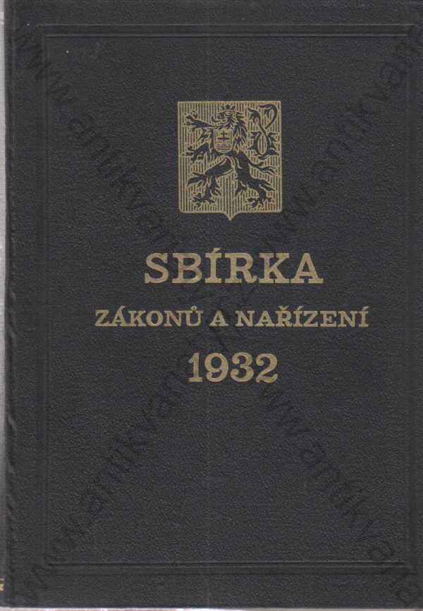  - Sbírka zákonů a nařízení státu československého