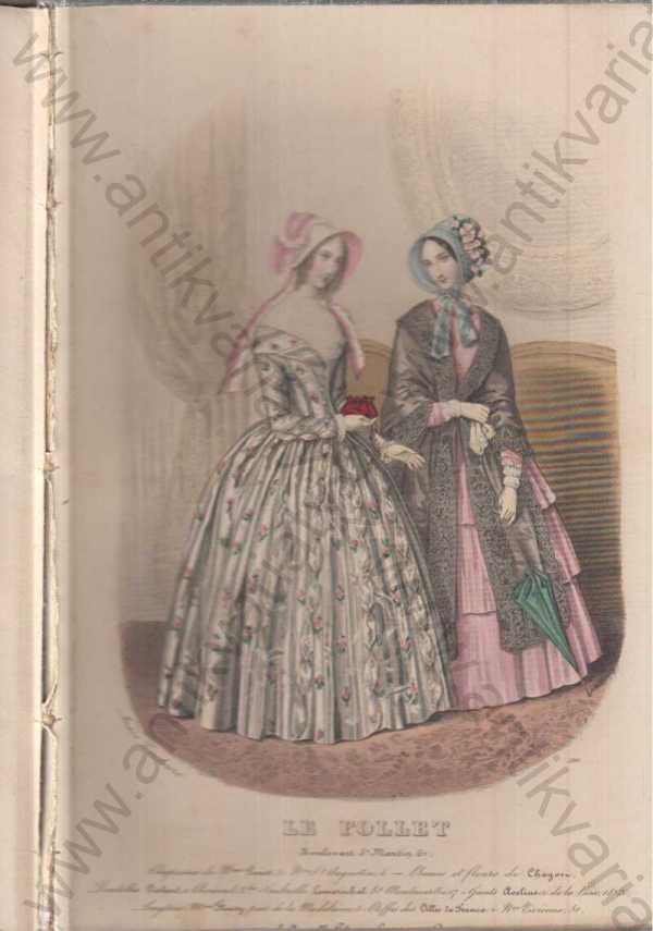  - Le Follet katalog módy - polovina 19. století