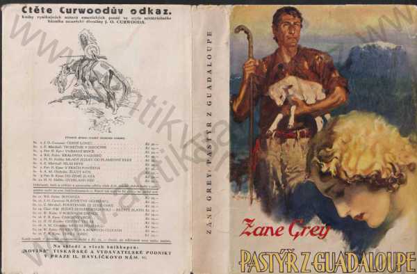 Zane Grey - Pastýř z Guadaloupe - pouze přebal