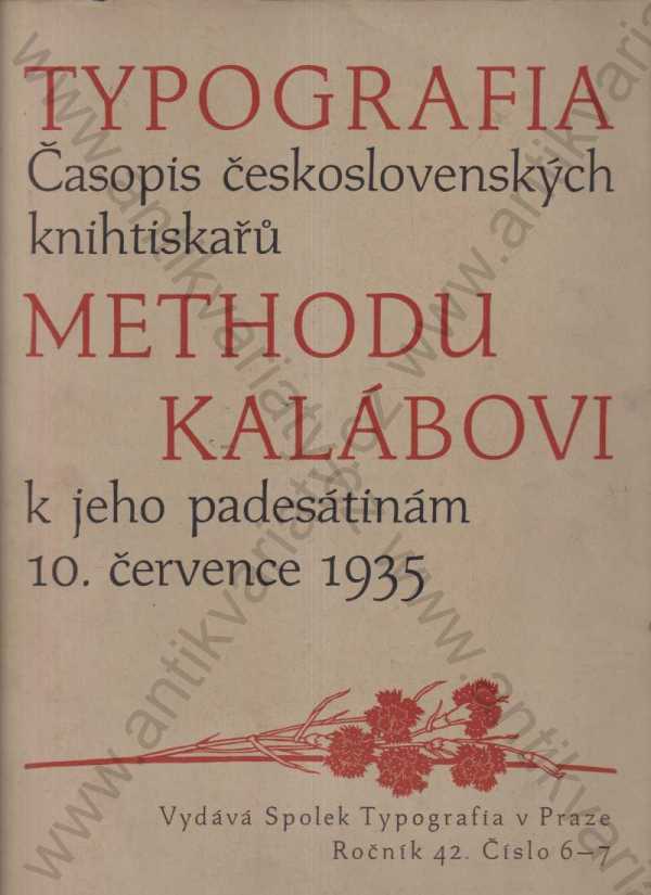  - Typografia Methodu Kalábovi