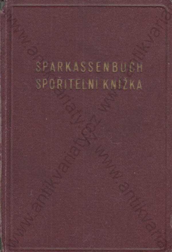  - Sparkassenbuch / Spořitelní knížka