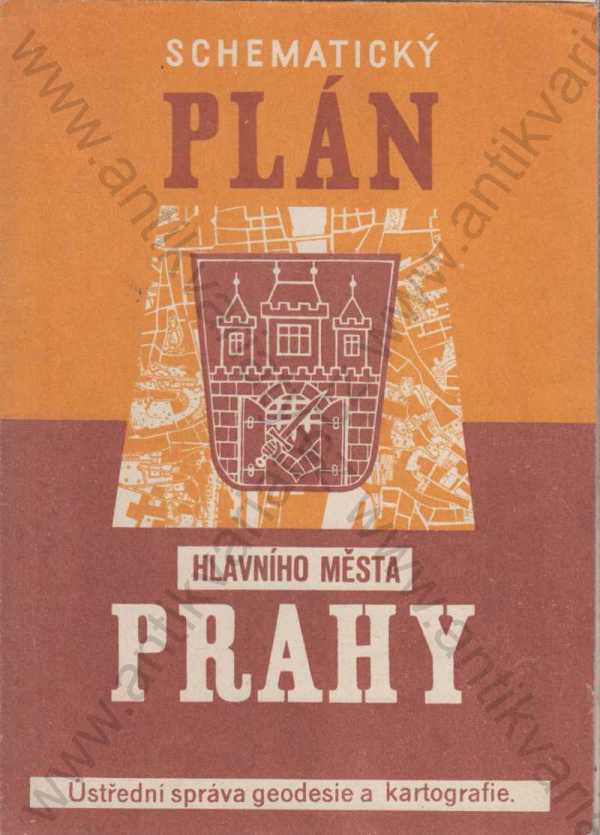  - Schematický plán Prahy 
