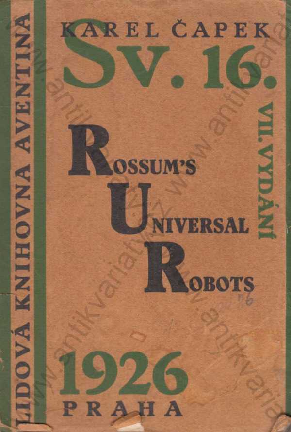 Karel Čapek - R.U.R. - Rossum' s Universal Robots