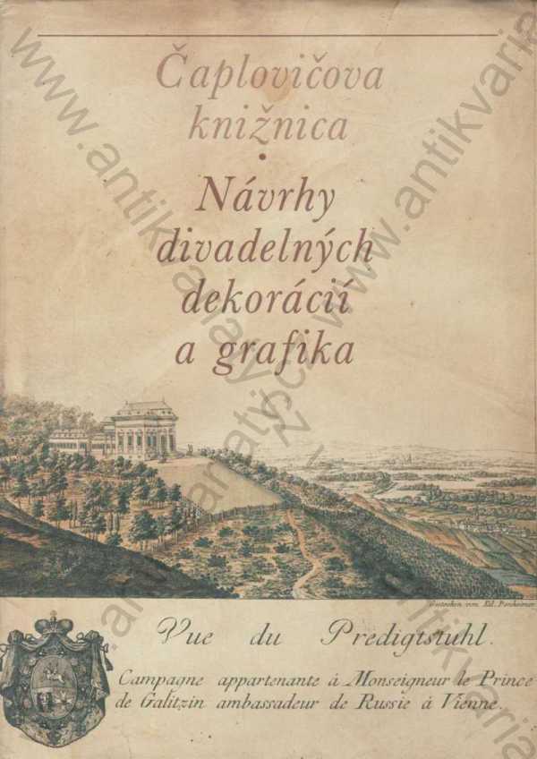  - Čaplovičova knižnica - Návrhy divadelných dekorácií a grafika