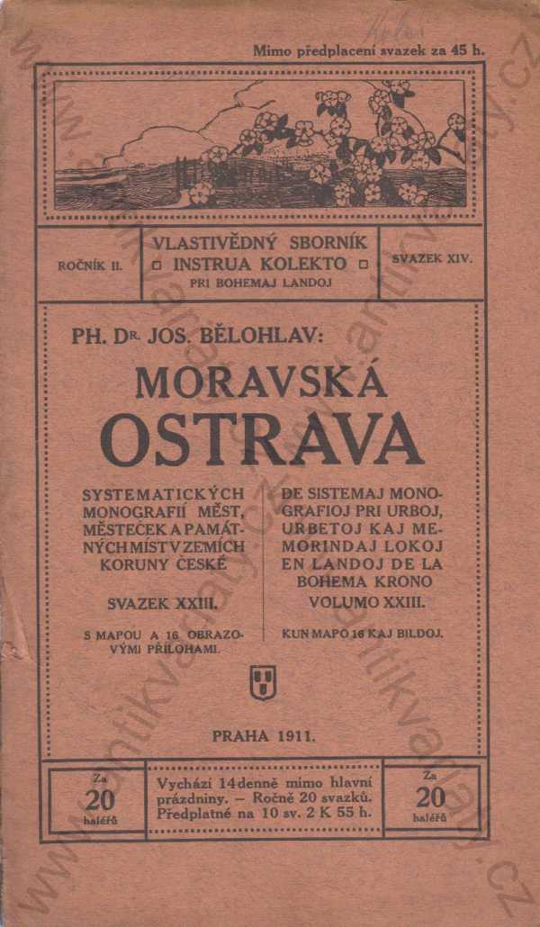 Ph. Dr. Josef Bělohlav - Moravská Ostrava