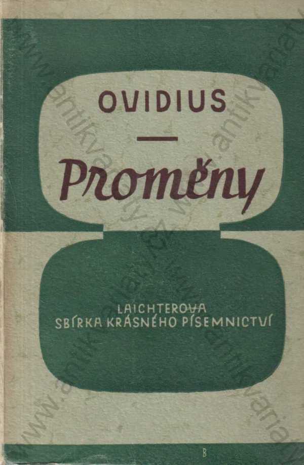 P. Ovidius Naso - Proměny