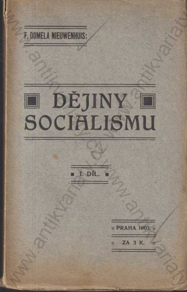 F. Domela Nieuwenhuis - Dějiny socialismu