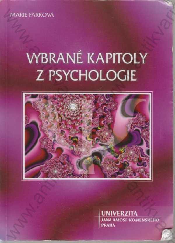 Marie Farková - Vybrané kapitoly z psychologie