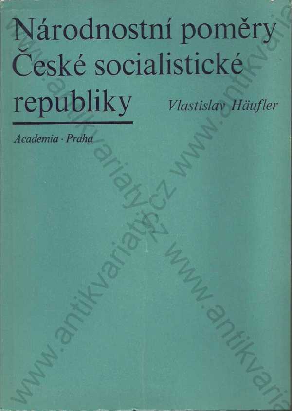 Vlastislav Häufler - Národnostní poměry České socialistické republiky