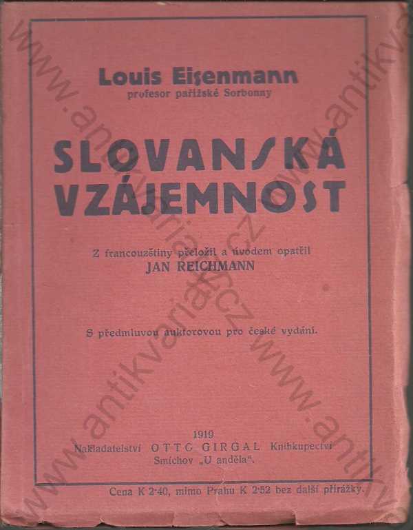 Louis Eisenmann - Slovanská vzájemnost