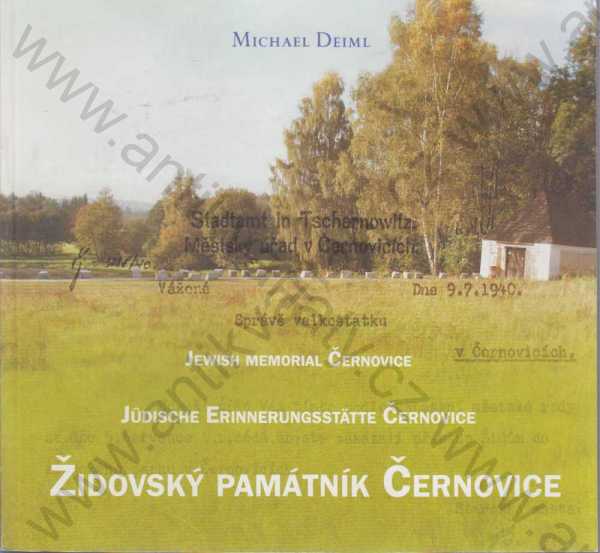 Michael Deiml - Židovský památník Černovice (podpis)