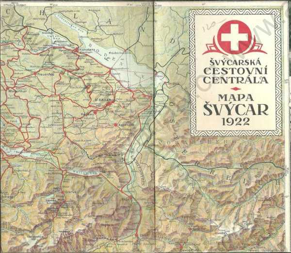 Švýcarská cestovní centrála - Mapa Švýcar