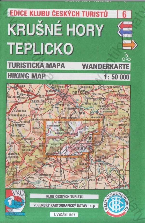  - Turistická mapa Krušné hory, Teplicko