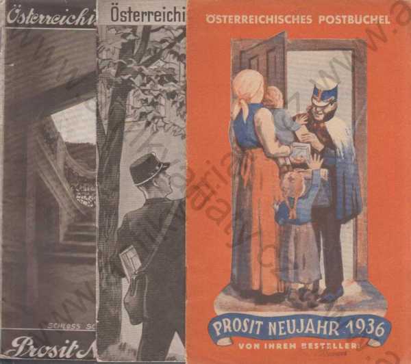  - 3 x österreichisches Postbuchel / 3 Rakouské poštovní knížky