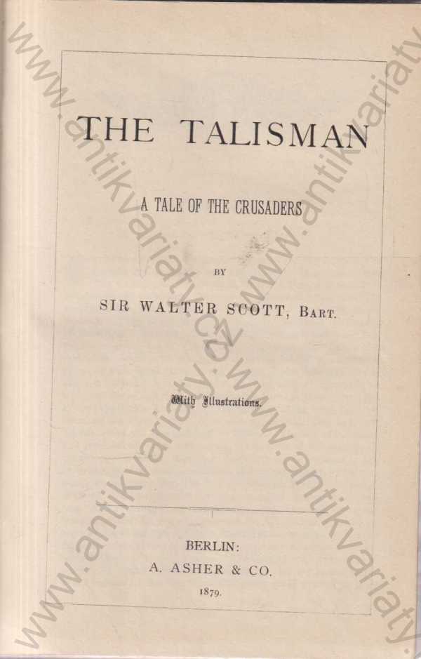 Sir Walter Scott - The Talisman (anglicky)