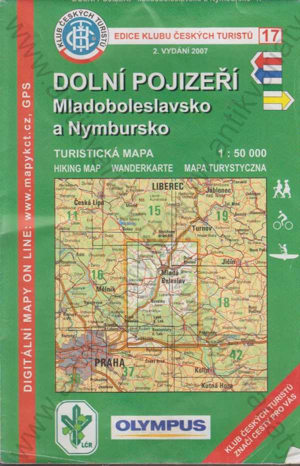  - Turistická mapa Dolní Pojizeří - Mladoboleslavsko a Nymbursko