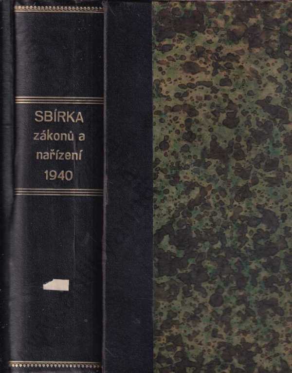  - Sbírka zákonů a nařízení Ročník 1940