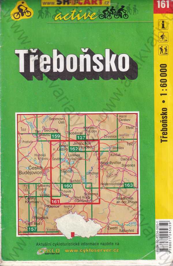  - Třeboňsko - cykloturistická mapa měřítko 1:60 000
