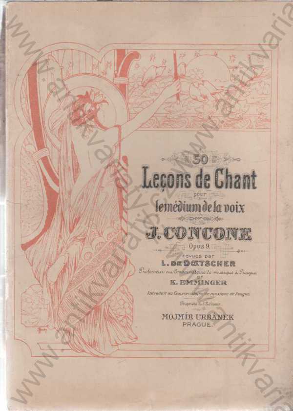 J. Concone, K. Emminger - 50 Leçons de Chant pour le médium de la voix, Opus 9