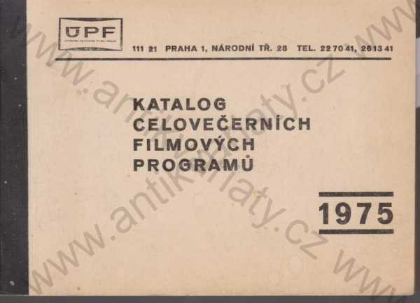  - Katalog celovečerních filmových programů 1975