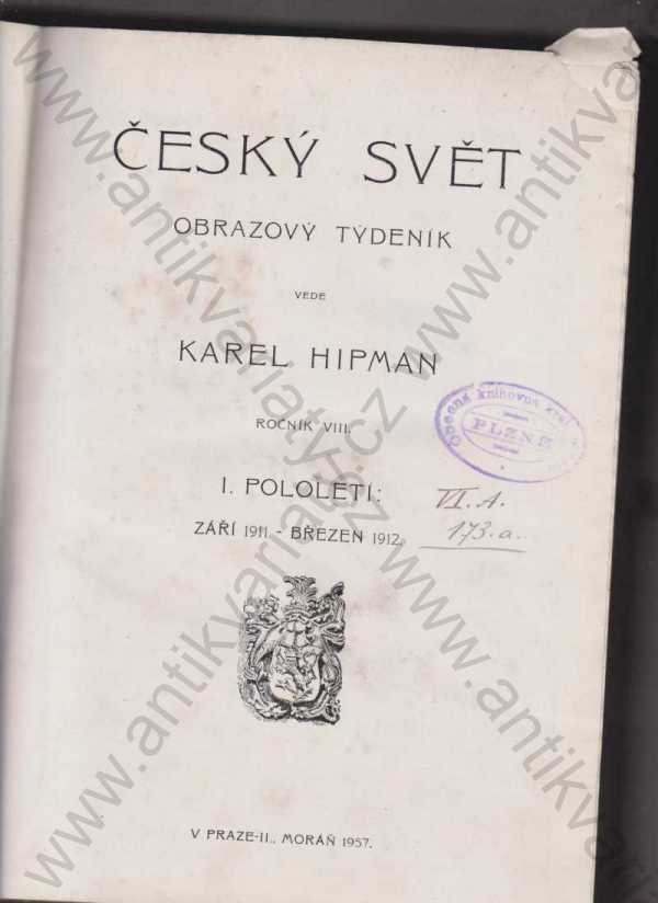 Karel Hipman - Český svět, 26 čísel