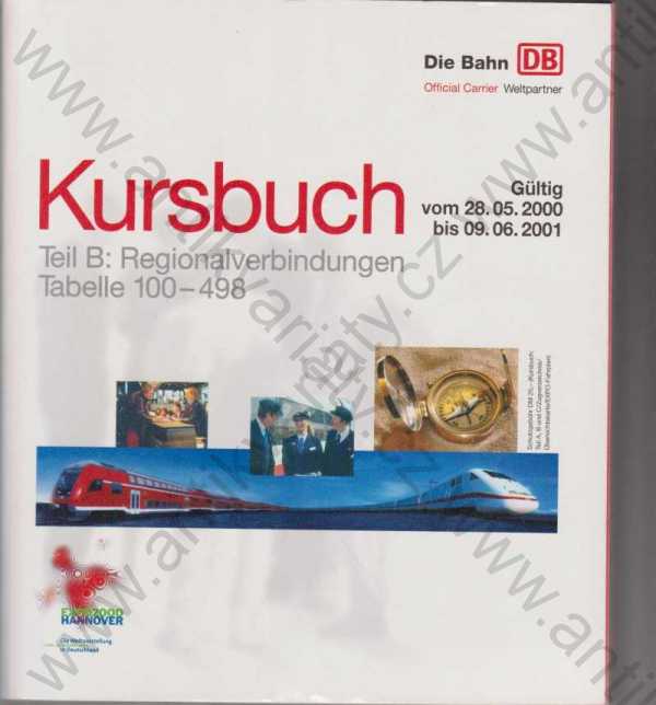  - Kursbuch / Německý jízdní řád DB - Teil B/ díl B