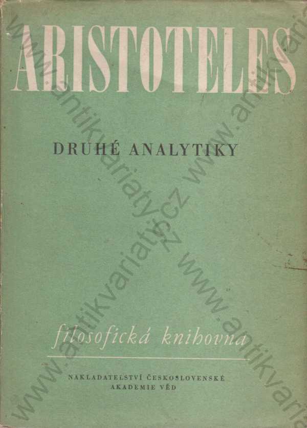 Aristoteles - Druhé analytiky