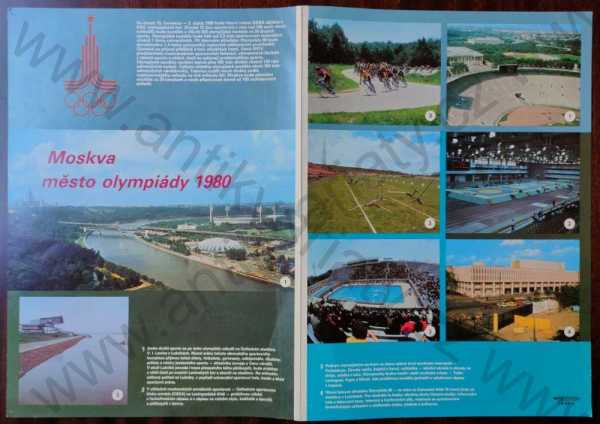 ČTK - Moskva - město olympiády 1980