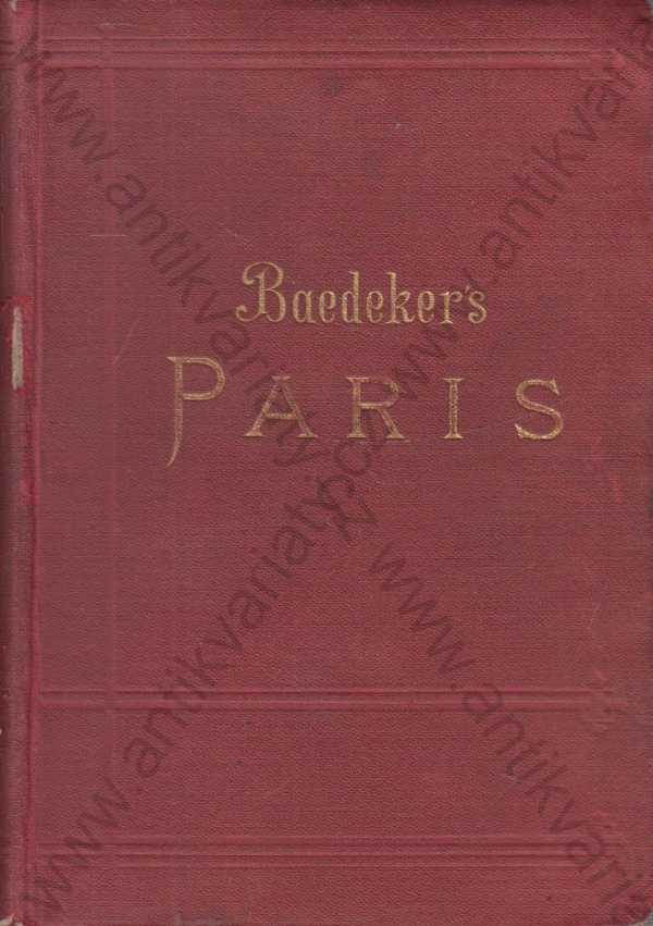Karl Baedeker - Paris Baedeker's