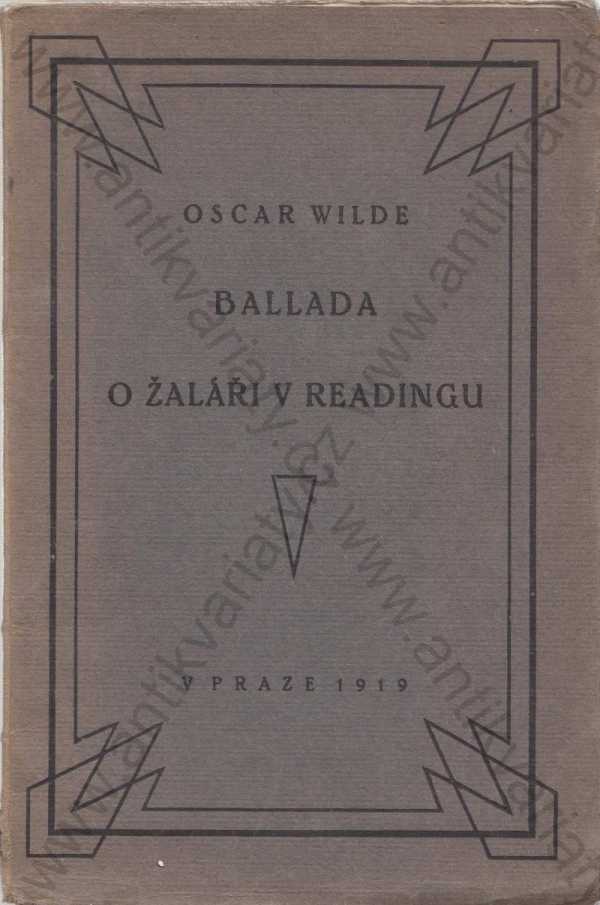 Oscar Wilde - Ballada o žaláři v Readingu