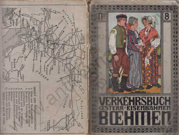  - Verkehrsbuch Böhmen,  Cestopis Čechy  (německy)