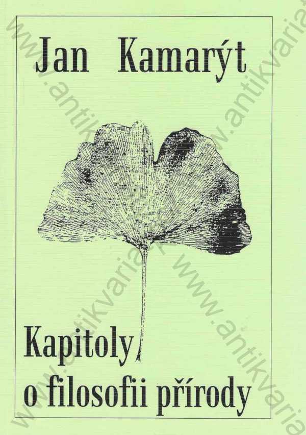 Jan Kamarýt - Kapitoly o filosofii přírody
