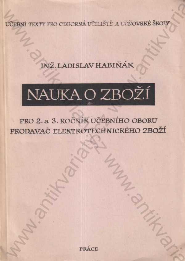 Ladislav Habiňák - Nauka o zboží