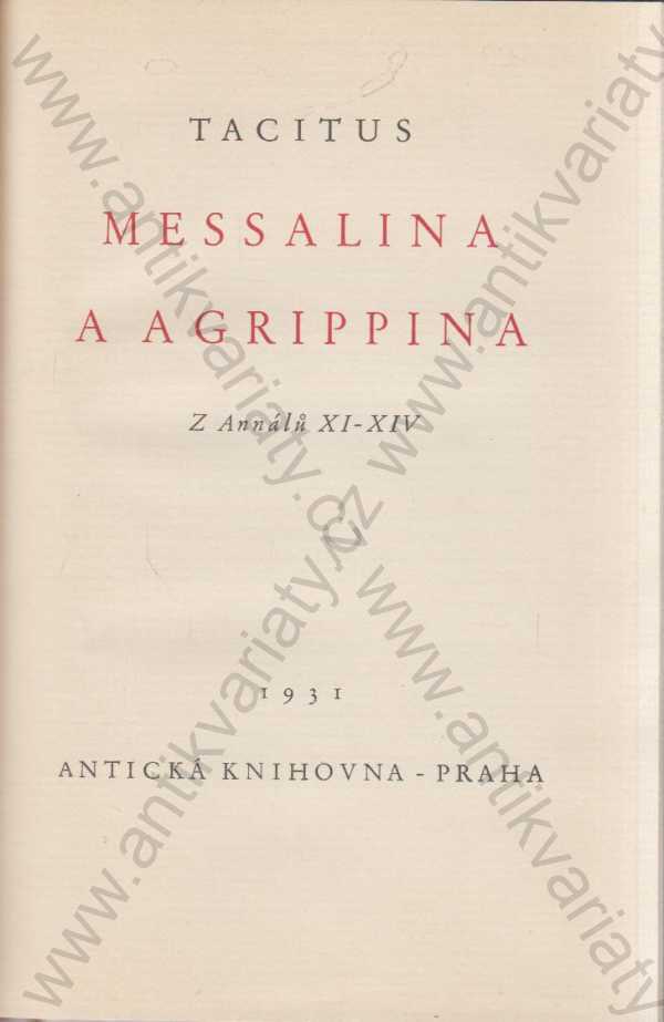Tacitus, Seneka - Messalina a Agrippina / Jak vypustil Klaudius Ducha