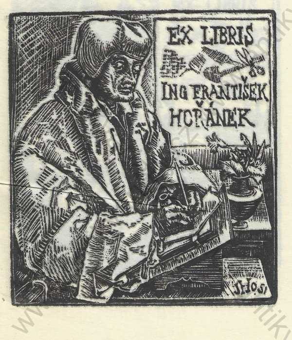 Neurčený autor  - Ex libris Ing František Hořánek