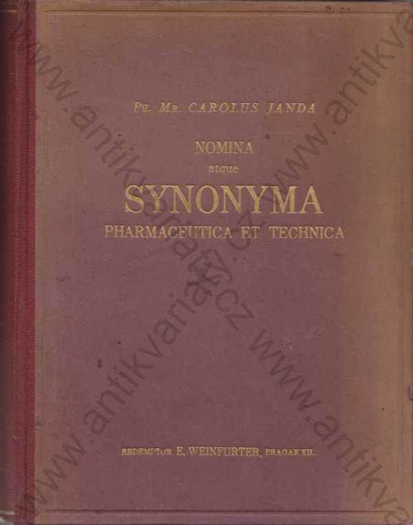 Carolus Janda - Synonyma
