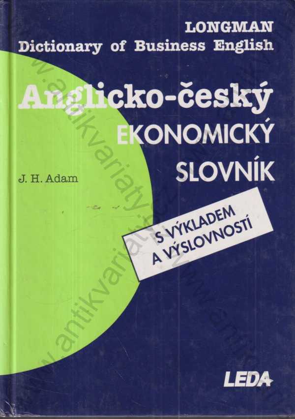 J. H. Adam - Anglicko-český ekonomický slovník