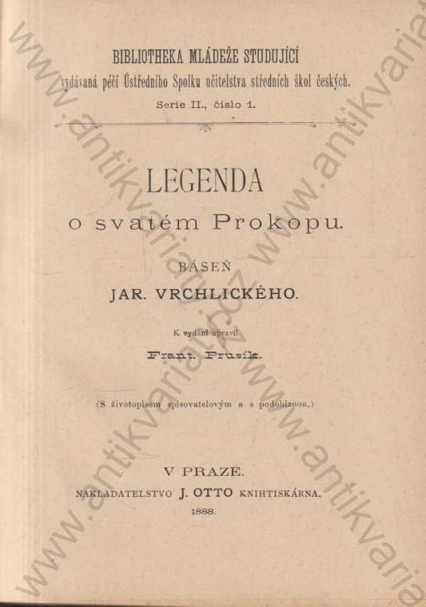 Jaroslav Vrchlický - Legenda o svatém Prokopu